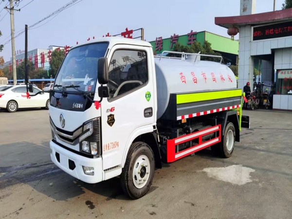 國(guó)六【5立方】東風(fēng)多利卡D6福瑞卡F6灑水車